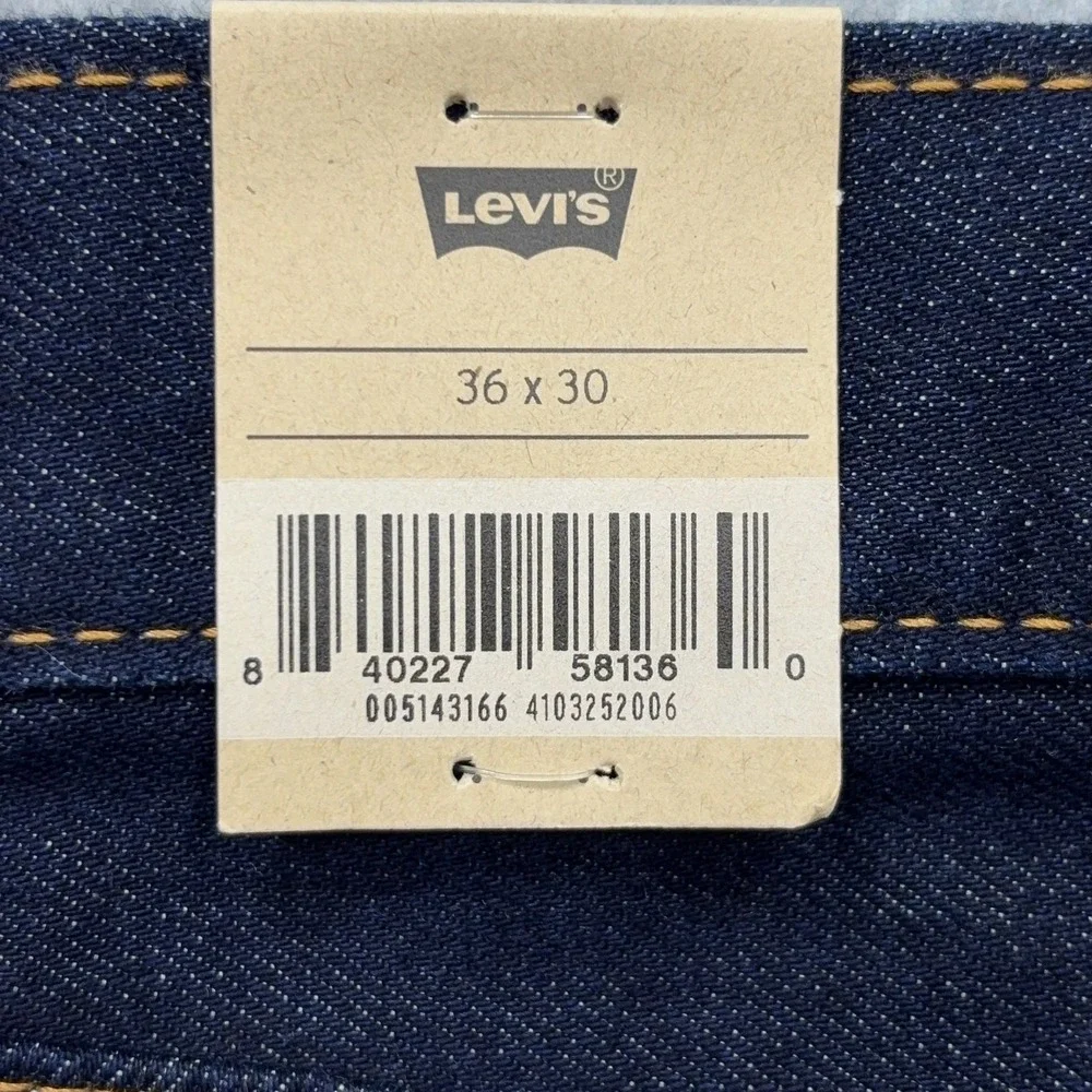 Levi's 514 Jeans Mens 36x30 Indigo Blue Denim Straight Fit Stretch Modern